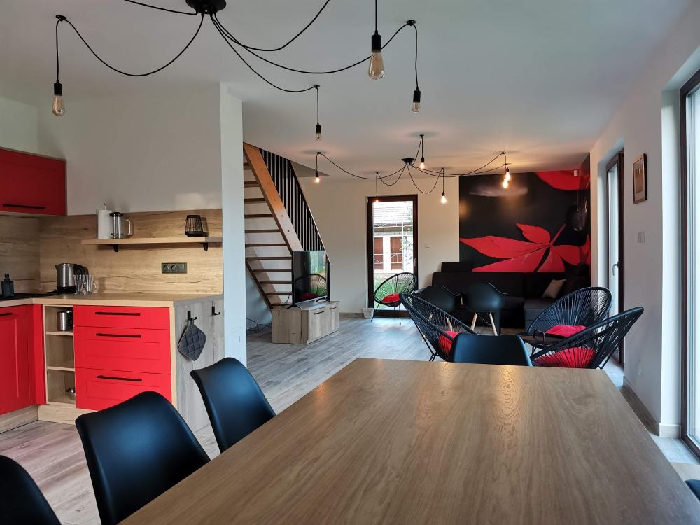 Červený apartmán – hlavní interiér